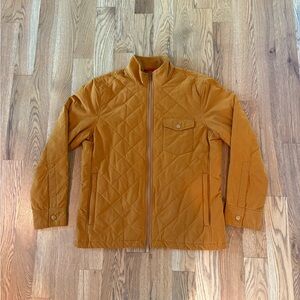 Men’s Untuckit Quilted Jacket - Medium - Burnt Orange